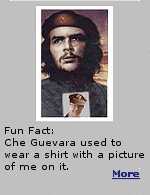 Che must have liked my college ROTC uniform. A bunch of interesting fun facts, and most are true.